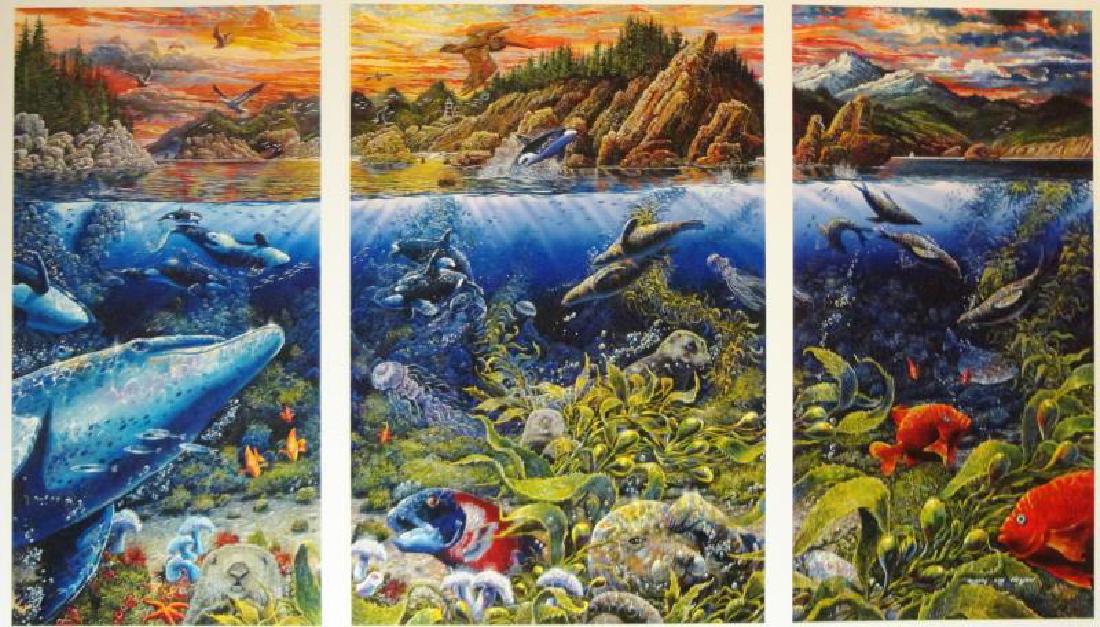 3 Pieces Underwater Nelson Lassen Style Realism Ocean (1 of 5)