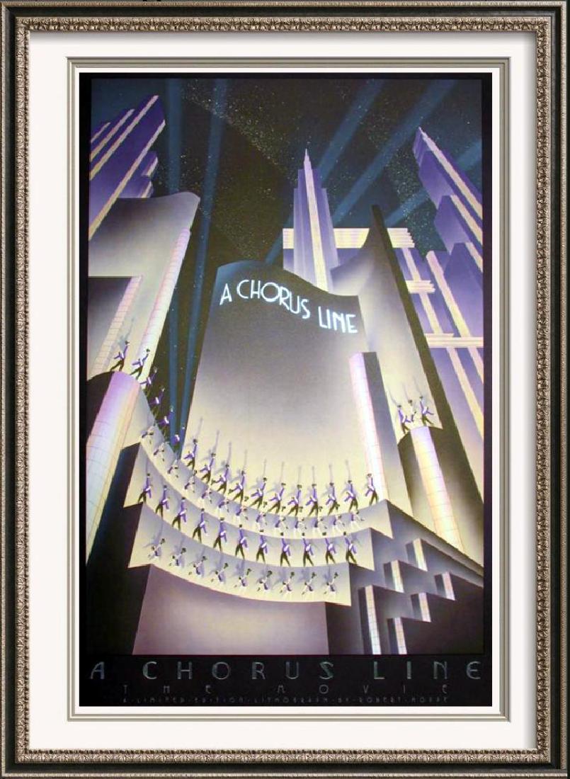 ROBERT HOPPE CHORUS LINE LITHOGRAPH ON PAPER (1 of 2)