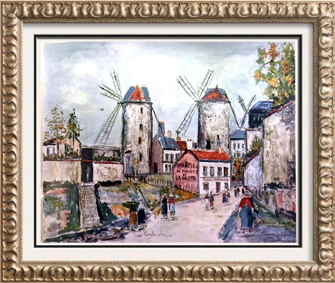 Maurice Utrillo Windmills of Montmartre c.1949 Fine Art (1 of 2)