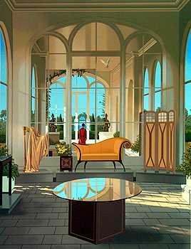 Art Deco Frederick Phillips Colorful Ltd Ed Seri: Artist: FREDERICK PHILLIPSTitle of Art: THE LOOKING GLASSMedium: LIMITED EDITION SERIGRAPH ON PAPEREdition Size: of 295Art Size: 41x32Framed Siz