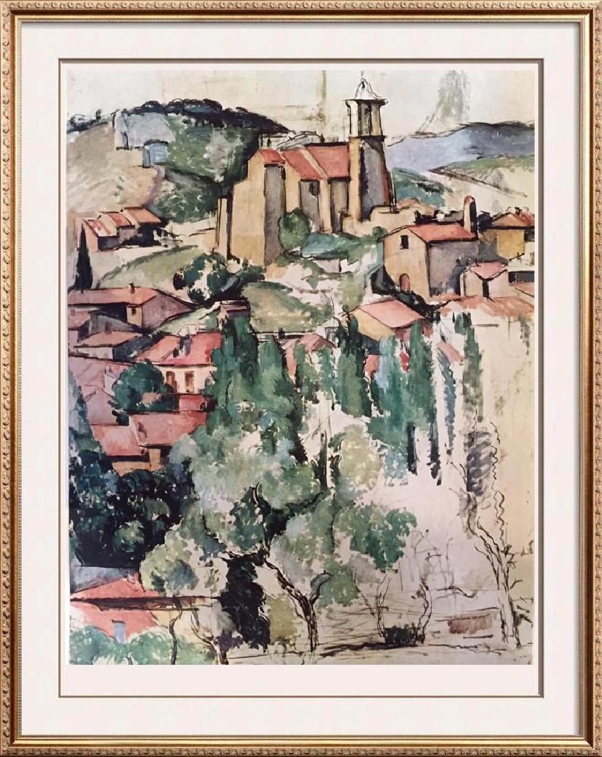 Paul Cezanne View of Gardanne c.1885 Fine Art Print: Artist Name: Cezanne, Paul | Title of Art: (Plate Six) View of Gardanne c.1885 | Medium: Fine Art Print | Unsigned & Unnumbered | Art Size: Approx 8 x 10 | Offered Unframed. Framing presentation if sh