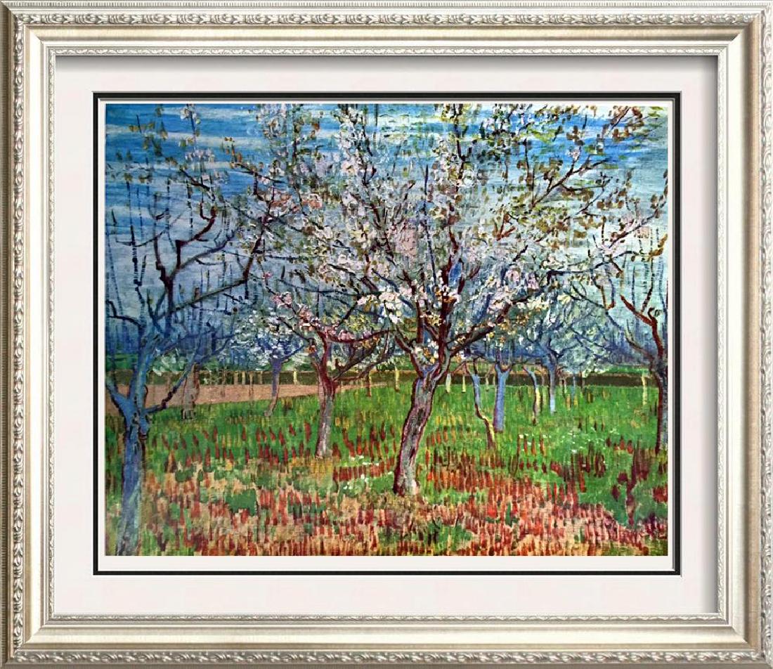 Vincent Van Gogh The Orchard c.1888 Fine Art Print: Artist Name: Vincent Van Gogh | Title of Art: (Plate Four) The Orchard c.1888 | Medium: Fine Art Print from Museum Artist | Unsigned & Unnumbered | Art Size: Approx 8 x 10 | Offered Unframed. Framing 