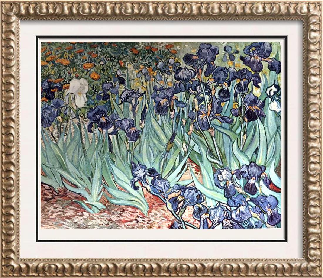 Vincent Van Gogh Irises c.1889 Fine Art Print Signed in (1 of 2)