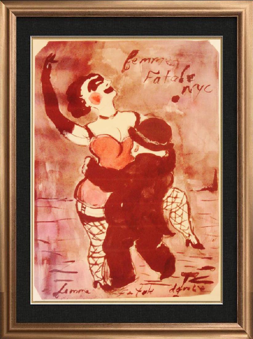 Femme Fatale NYC Giclee on Canvas (1 of 3)