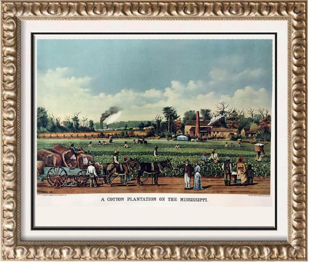 Roy King c.1987 A Cotton Plantation On The Mississippi (1 of 2)