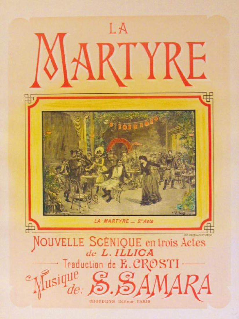 Rare Antique Poster Canvas Mounted Huge Sale (1 of 3)