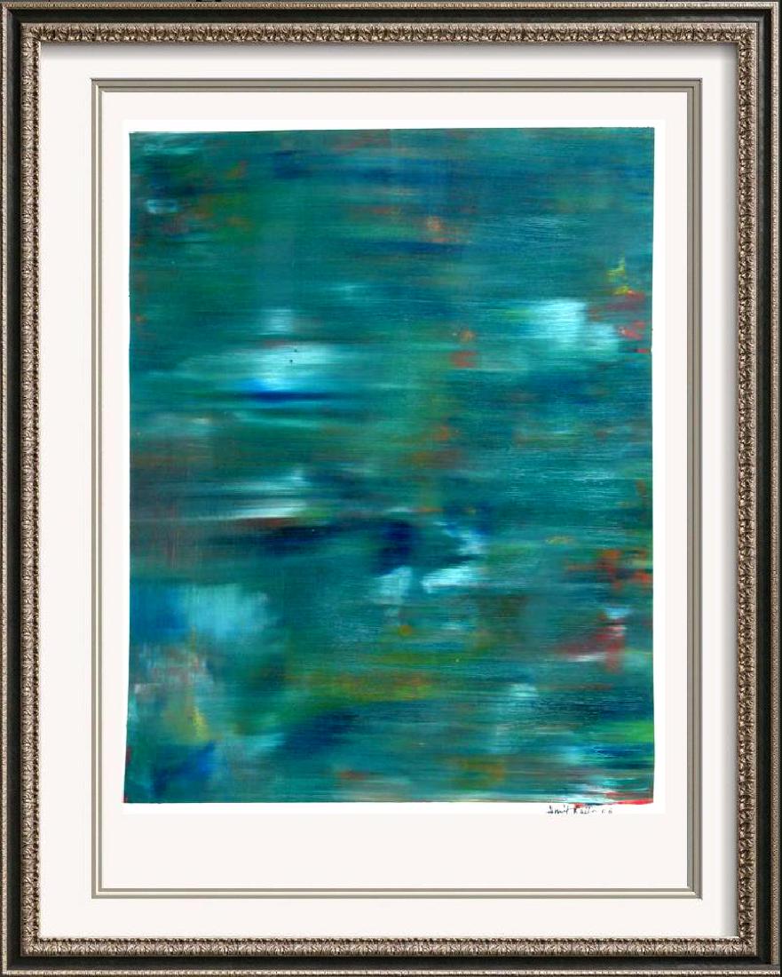 Abstract Original Painting on Paper Signed Indian Art (1 of 2)