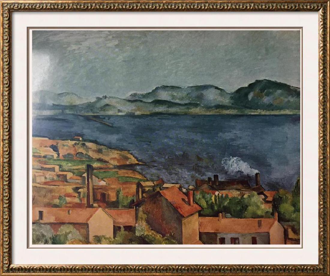 Paul Cezanne The Bay From L'Estaque c.1886 Fine Art: Artist Name: Cezanne, Paul | Title of Art: (Plate Five) The Bay From L'Estaque c.1886 | Medium: Fine Art Print | Unsigned & Unnumbered | Art Size: Approx 8 x 10 | Offered Unframed. Framing presentatio