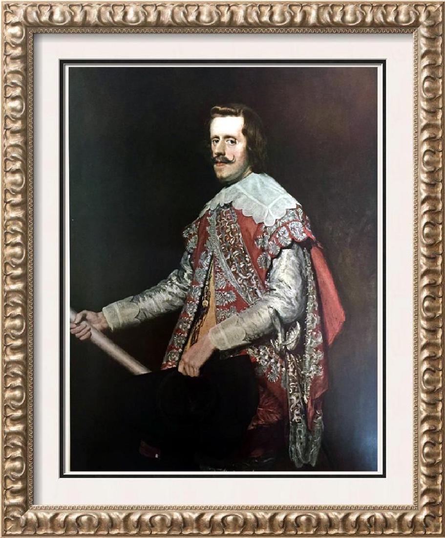 Diego Velazquez Philip IV: The Fraga Portrait c.1644: Artist Name: Diego Velazquez | Title of Art: (Plate Ten) Philip IV: The Fraga Portrait c.1644 | Medium: Fine Art Print from Museum Artist | Unsigned & Unnumbered | Art Size: Approx 8 x 10 | Offered Un