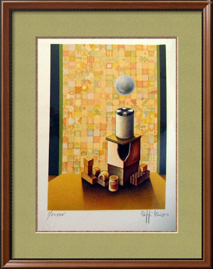 Chess Rook Art Signed Lithograph Limited Edition Only (1 of 3)