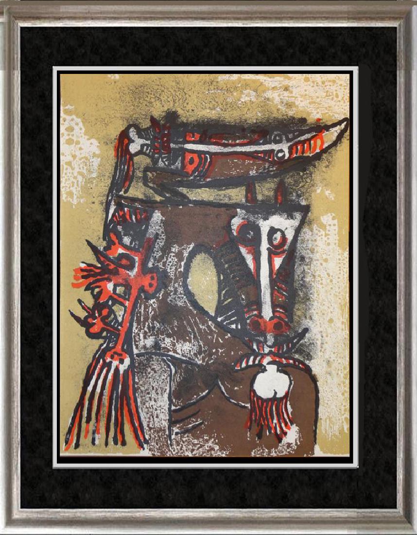 Wifredo Lam Rare Colored Litho from Special Issue of XX (1 of 2)