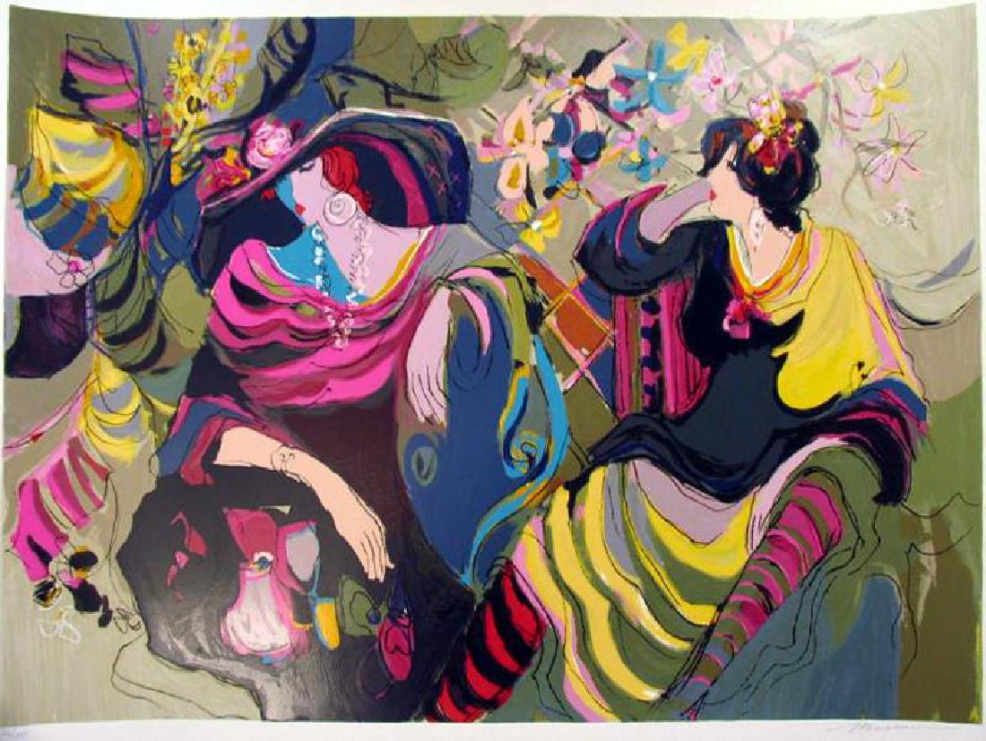 Gazebo Rare Maimon Sold Out Signed Ltd Ed Sale: Isaac Maimon | Title Of Art: Gazebo | Medium: Hand Signed Limited Edition Serigraph On Paper | Edition Size: 112/275 Art Size: 38X49 | Framed Size: Unframed | Value: $ 1500