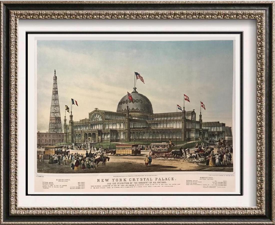 Roy King c.1987 New York Crystal Palace Our First: Roy King | Title of Art: c.1987 New York Crystal Palace Our First World’s Fair | Medium: Colored Lithographic Fine Art Print | Edition #: N/A | Unframed Size: 12x16 | Framed Size: Offered Unframed.