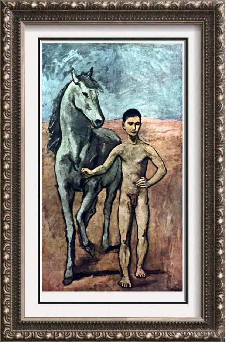 Pablo Picasso Boy Leading a Horse c.1905 Fine Art Print: Artist Name: Pablo Picasso | Title of Art: (Plate Thirteen) Boy Leading a Horse c.1905 | Medium: Fine Art Print from Museum Artist | Signed in Plate & Unnumbered | Art Size: Approx 8 x 10 | Offered Un