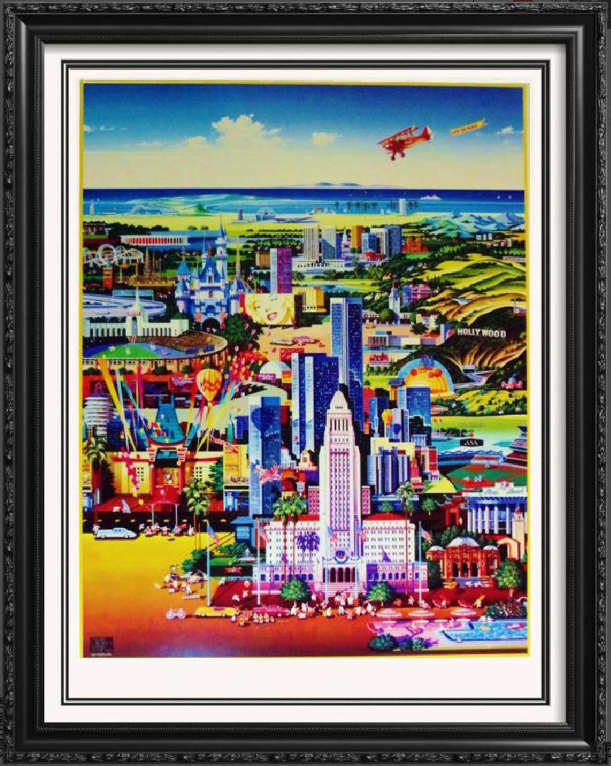 Hiro Yamagata La Naïve Pop Style Large Print: Hiro Yamagata | Title Of Art: La'S The Place 1984 | Medium: Offset Lithograph On Paper | Edition Size: Open | Unframed Size: 36X26 Inches | Framed Size: Unframed | Value: $ 200