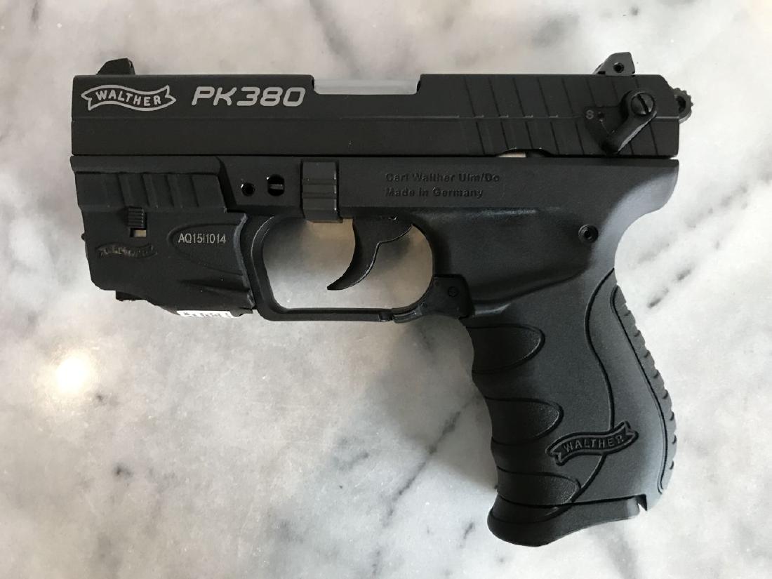 Walther PK 380 with Laser: The PK380 is not just good looking. It is small and good looking. That makes the PK380 excellent for concealed carry. Its small grip is ideal for shooters with small hands. The slide is easy to operat