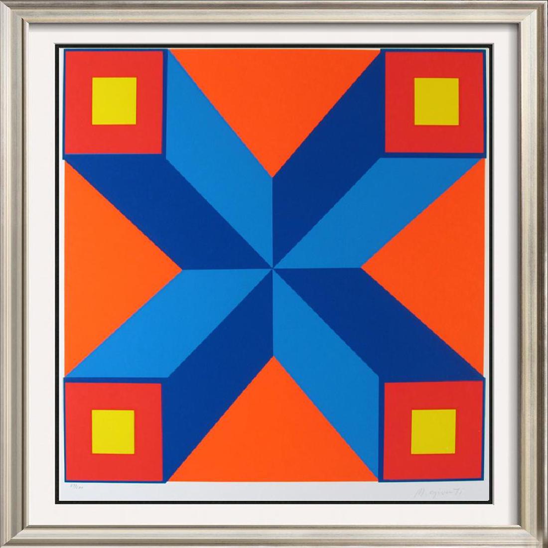 Abstract Vasarely Style Ltd Ed Huge Art Colorful (1 of 4)