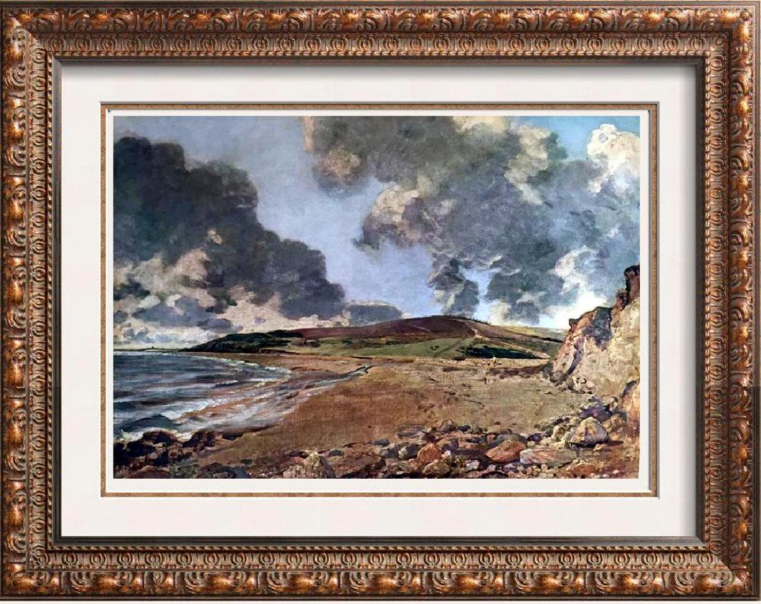 Masterpieces of British Painting by John Constable:: Artist Name: British Paintings | Title of Art: (Plate Thirteen) John Constable: Weymouth Bay c.1816 | Medium: Fine Art Print from Museum Artist | Unsigned & Unnumbered | Art Size: Approx 8 x 10 | Offe