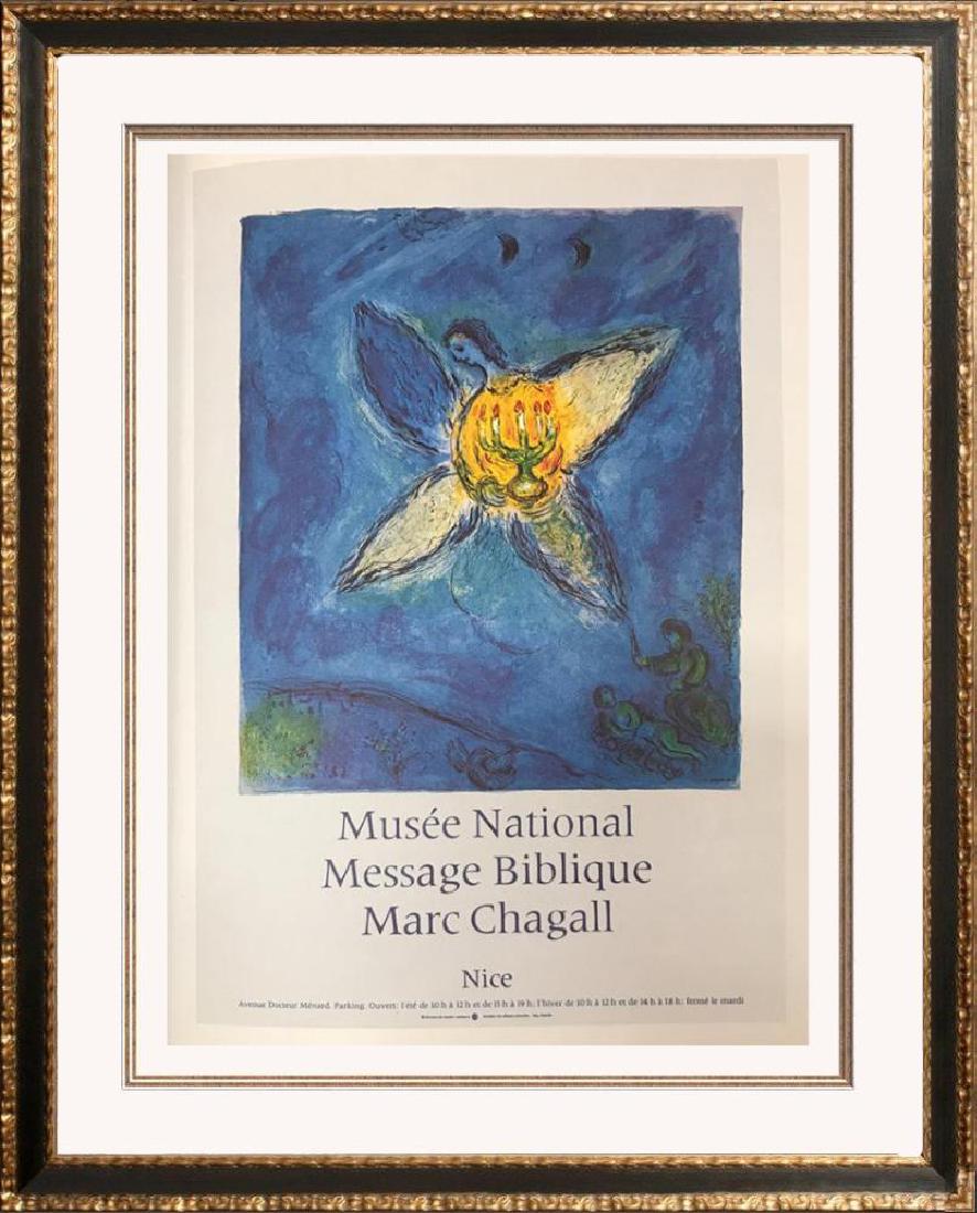 Marc Chagall The Angel In The Chandelier Fine Art: Marc Chagall | Title of Art: The Angel In The Chandelier | Medium: Fine Art Offset Lithographic Print | Unsigned | Edition # N/A | Art Size: 12 x 9 | Offered Unframed. Framing presentation is for conc