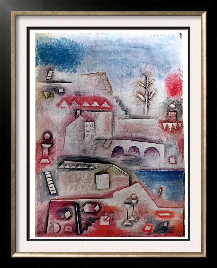 Paul Klee Place of Discovery c.1927 Fine Art Print: Artist Name: Paul Klee | Title of Art: (Plate Eight) Place of Discovery c.1927 | Medium: Fine Art Print from Museum Artist | Unsigned & Unnumbered | Art Size: Approx 9 x 7 | Offered Unframed. Framing 
