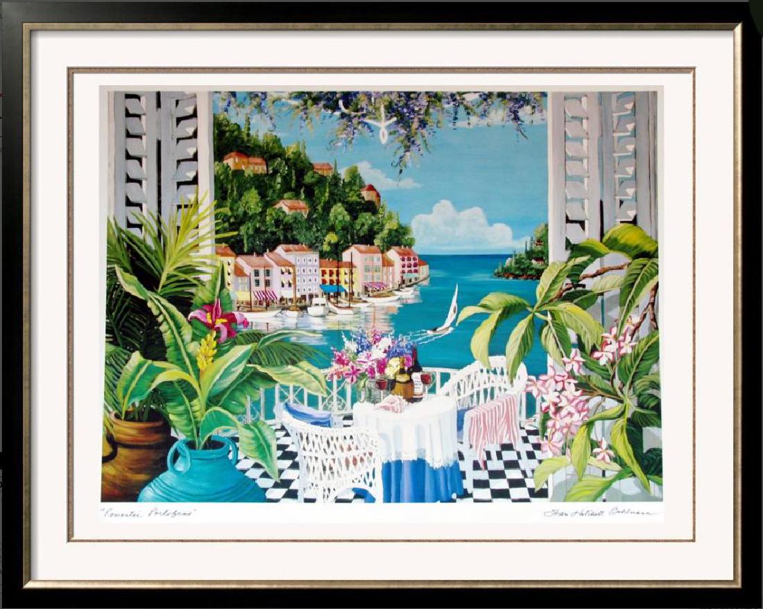 Shari Hatchett Bohemann Signed Tropical View Colorful (1 of 3)