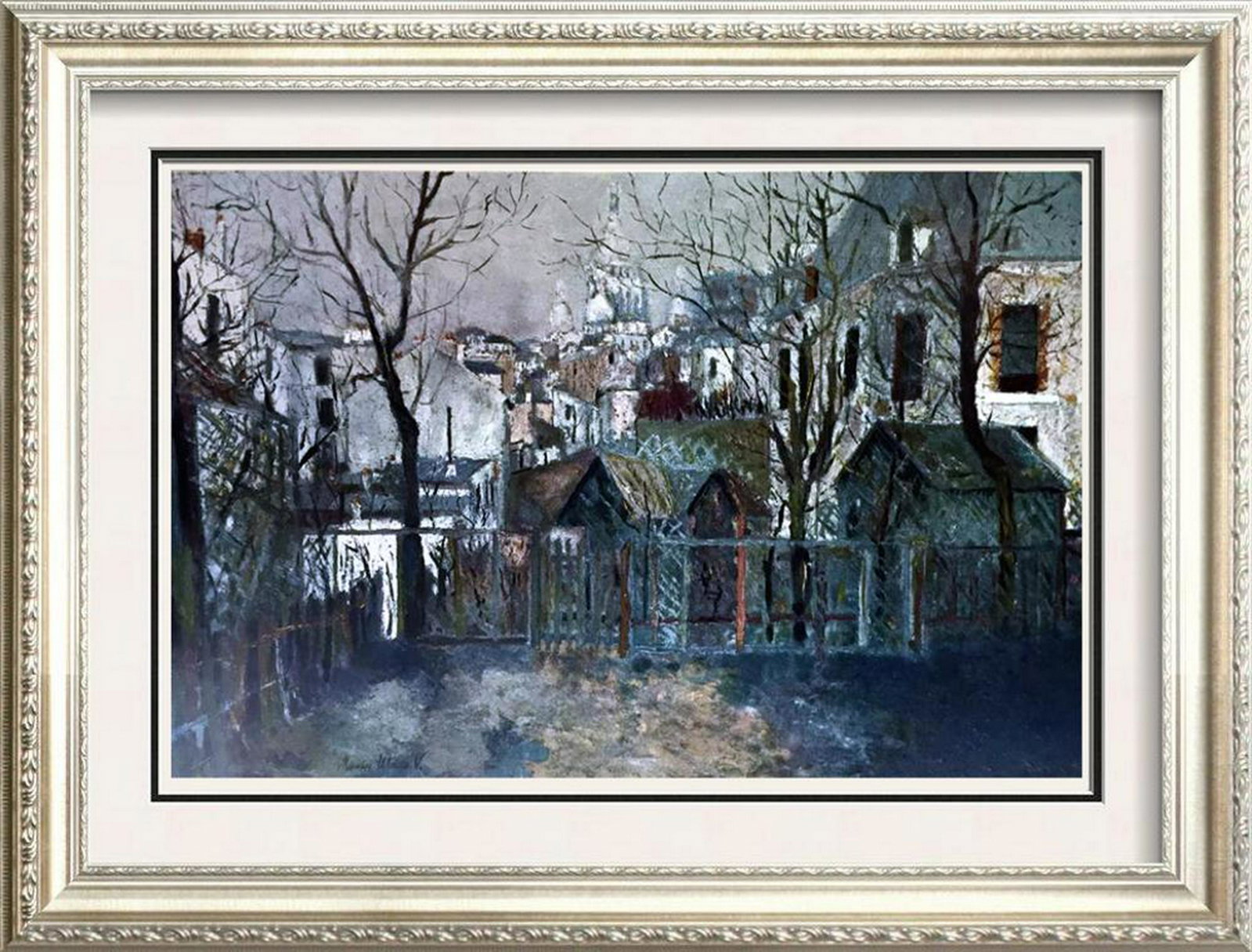 Maurice Utrillo Renoir's Garden c.1909-10 Fine Art: Artist Name: Maurice Utrillo | Title of Art: (Plate Four) Renoir's Garden c.1909-10 | Medium: Fine Art Print from Museum Artist | Signed in Plate & Unnumbered | Art Size: Approx 8 x 10 | Offered Unfra