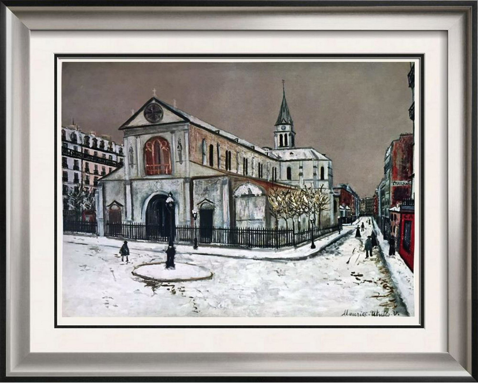 Maurice Utrillo Notre-Dame De Clignancourt c.1912 Fine: Artist Name: Maurice Utrillo | Title of Art: (Plate Ten) Notre-Dame De Clignancourt c.1912 | Medium: Fine Art Print from Museum Artist | Signed in Plate & Unnumbered | Art Size: Approx 8 x 10 | Offere