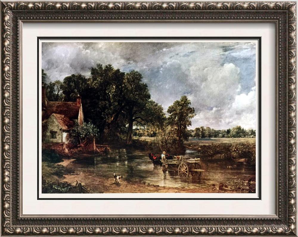 Masterpieces of British Painting by John Constable:: Artist Name: British Paintings | Title of Art: (Plate Fourteen) John Constable: The Hay-Wain c.1821 | Medium: Fine Art Print from Museum Artist | Unsigned & Unnumbered | Art Size: Approx 8 x 10 | Offe