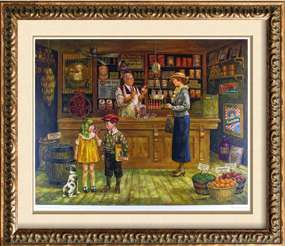 Grocery Store Fantastic Nostalgia 1930'S Style Art L Td (1 of 4)