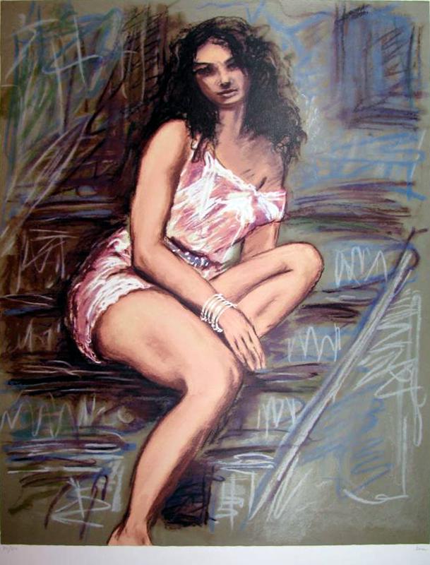 Sensual Woman Impressionism Limited Ed Signed Art Sale (1 of 4)