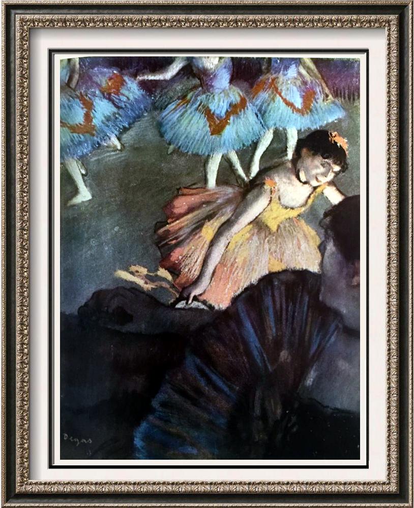Edgar-Hilaire-Germain Degas A Ballet Seen From an Opera: Artist Name: Edgar-Hilaire-Germain Degas | Title of Art: (Plate Twelve) A Ballet Seen From an Opera Box c.1885 | Medium: Fine Art Print from Museum Artist | Signed in Plate & Unnumbered | Art Size: Ap