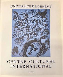 Marc Chagall Couple In Front Of A Tree Fine Art Offset: Marc Chagall | Title of Art: Couple In Front Of A Tree | Medium: Fine Art Offset Lithographic Print | Plate Signed | Edition # N/A | Art Size: 12 x 9 | Offered Unframed. Framing presentation is for