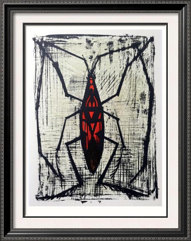 Bernard Buffet Nete Full Color Print, Executed in: Artist Name: Bernard Buffet | Title of Art: Plate Forty Five Nete | Medium: Full Color Print, Executed in November 1967 on press of Fernand Moulet, Paris, France printed on velin Acropole by Papeterie