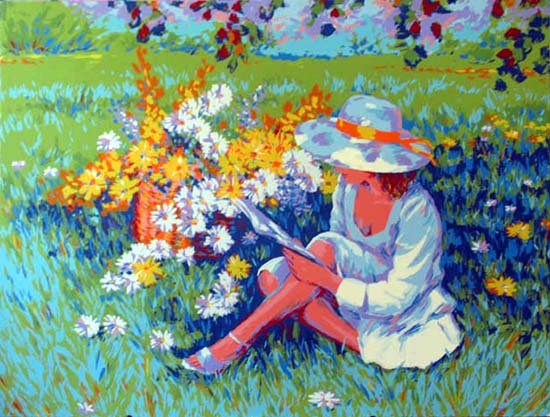 Beach Scene Behrens Style Ltd Ed Artwork Dealer S