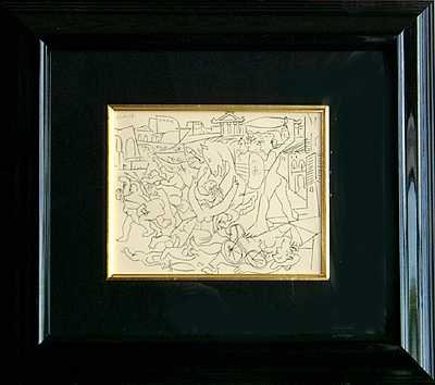 Pablo Picasso Custom Framed Lithograph RARE Sale