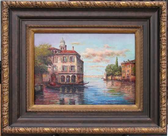 Fantastic Landscape Custom Framed Italy Scenic Wa