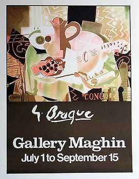 GEORGES BRAQUE LITHOGRAPH FINE ART PRINT RARE A