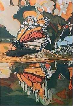 DEALER WHOLESALE BUTTERFLY FRAN BULL LITHOGRAPH