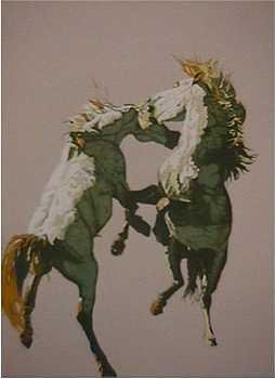 LIMITED EDITION LITHO FRAN BULL RARE DEALER LIQ