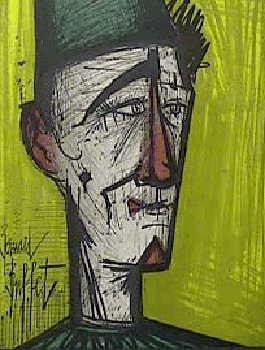 CLOWN COLORED LITHOGRAPH BERNARD BUFFET WHOLESA