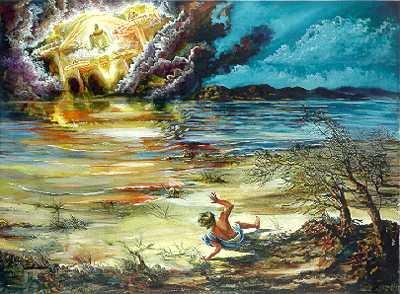 EZEKIEL RELIGIOUS SURREAL LTD ED ARTWORK LIQUID