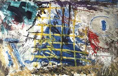 ANDRAS MARKOS ABSTRACT RARE AQUATINT ON PAPER