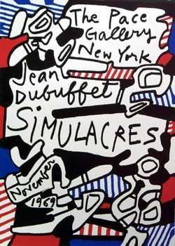 DUBUFFET LITHOGRAPH 1969 RARE ART SALE