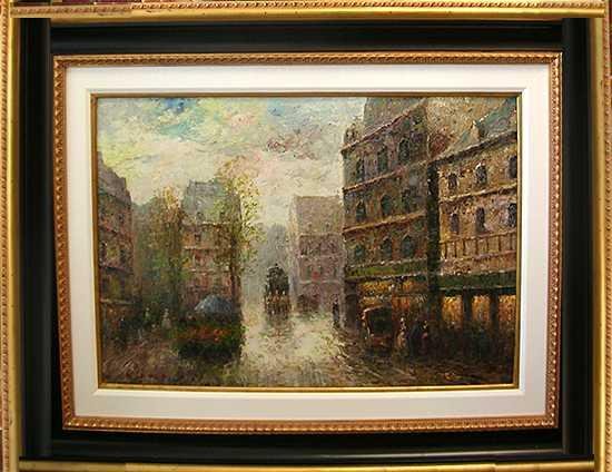PARIS MORNING TRADITIONAL IMPRESSIONISTIC PAINT