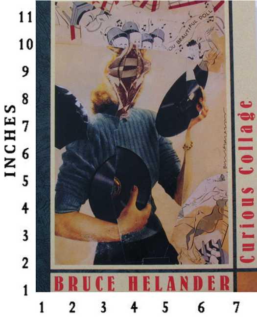 Art Book Liquidation Sale Bruce Helander Curios Collage: Helander | Bruce Helander | Curios Collage | C. 1994 Grassfield Press | Approx Size | 11X7 Inches | Value | $ 70