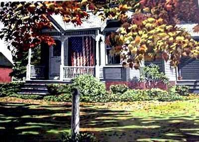 AMERICAN FLAG REALISTIC LIMITED EDITION COLORFUL