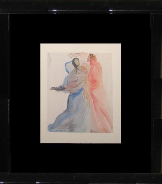 DIVINE COMEDY SALVADOR DALI CUSTOM FRAMED