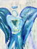 Swahn Angel with Heart Original Pop Art Painting - 3