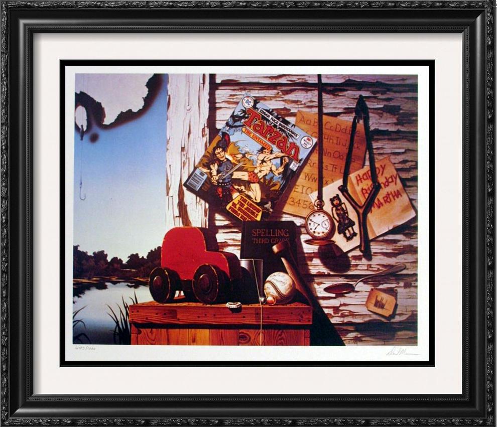 TARZAN COMIC BOOK ART SIGNED LIMITED EDITION NOVELTY: DAVID MANN | Title of Art: TARZAN | Medium: HAND SIGNED LIMITED EDITION LITHOGRAPH ON PAPER | Edition Size: 493/1000 Art Size: 22x29 | Framed Size: Unframed | Value: $ 400