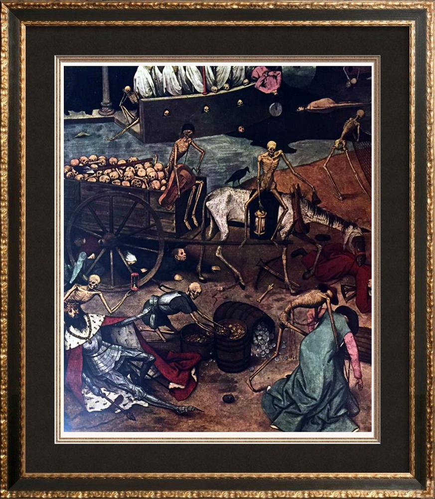 Pieter Bruegel Detail of The Triumph of Death (lower: Artist Name: Pieter Bruegel | Title of Art: (Plate Five) Detail of The Triumph of Death (lower left corner) c.1560 | Medium: Fine Art Print from Museum Artist | Unsigned & Unnumbered | Art Size: Appro
